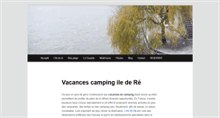 Desktop Screenshot of ile-de-re-camping.com