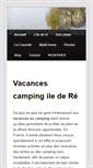 Mobile Screenshot of ile-de-re-camping.com